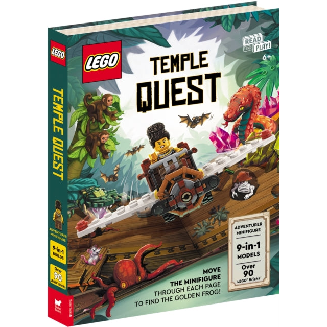LEGO®  Books: Temple Quest (with adventurer minifigure, nine buildable models, play scenes and over 90 LEGO elements)
