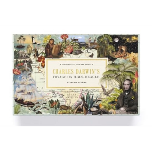Charles Darwin's Voyage on H.M.S. Beagle : A 1000-Piece Jigsaw Puzzle